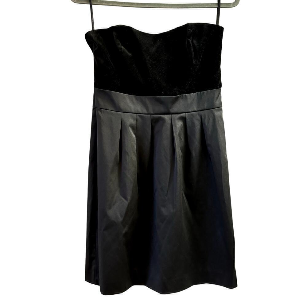 Banana Republic Strapless Above Knee & Mini Dress Black Size 6